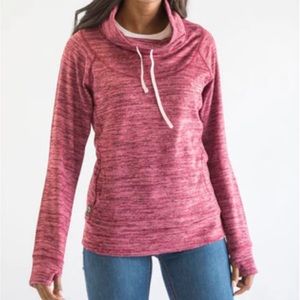 Kimes Ranch - Small Tonopah Pullover Dark Red Heather